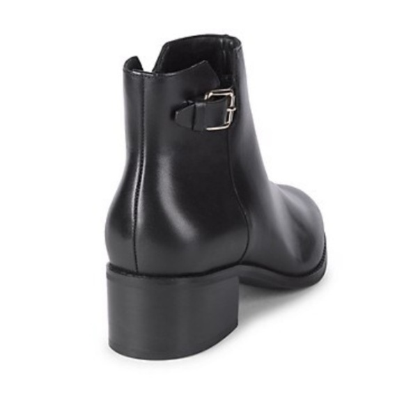 COLE HAAN HAIDYN black leather booties ankle boots 6 WORN ONCE - Picture 2 of 13